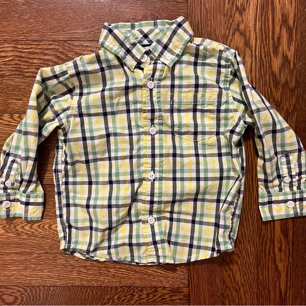 Button Down Collared Shirt Bundle Size 18-24 Months GAP Old Navy Gymboree